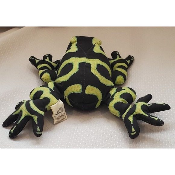 Vintage 1990 Weighted Determind Productions Dart Frog Plush - Picture 3 of 10